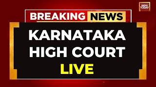 Karnataka High Court Live CM Siddaramaiahs plea against Governors order [upl. by Shotton]