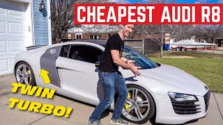 I Just Bought The Cheapest Twin Turbo Audi R8 In The Country [upl. by Montfort]