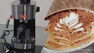 Saachi coffee maker unboxingamp how to use it [upl. by Ettennej187]