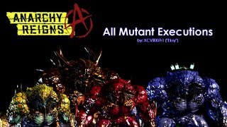 Anarchy Reigns  All Mutant Executions  Finishers [upl. by Ellener712]