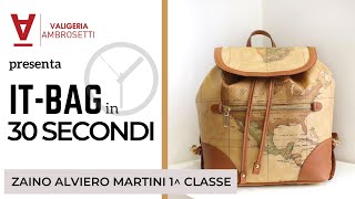 ITBAG IN 30 SECONDI  Zaino Geo Classic Alviero Martini 1 Classe [upl. by Lessard633]