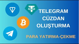 Telegram Cüzdanı Nasıl Açılır  Nasıl Para Yüklenir  telegram [upl. by Einhpets968]