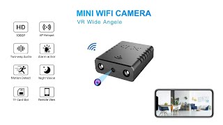 Mini Micro Camera WIFI Motion Detection DVR Remote viewing Suport Night Vision [upl. by Cleodell]