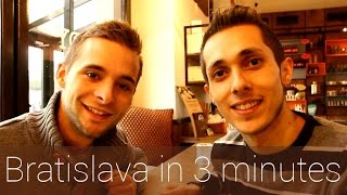 Bratislava in 3 minutes  Travel Guide  Mustsees for your city tour [upl. by Neumann793]