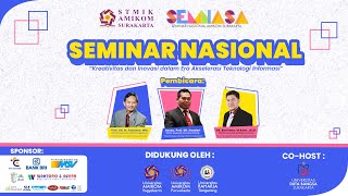 SEMINAR NASIONAL AMIKOM SURAKARTA SEMNASA 2023 [upl. by Eli]