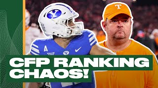 CFP Rankings Chaos What Happens to Tennessee  Week 13 College Football Predictions [upl. by Nitsej]