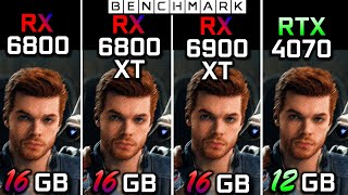 RX 6800 vs RT 6800 XT vs RX 6900 XT vs RTX 4070  Test in 10 Games  2K  1440p  Benchmark [upl. by Norean]