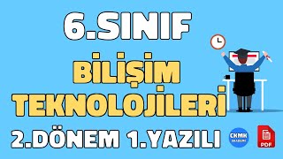 6Sınıf Bilişim Teknolojileri 2Dönem 1Yazılı Soruları ve Çözümü Yeni [upl. by Cumings]