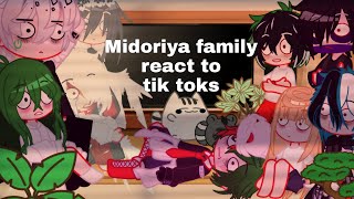 Midoriya family  toga and dabi react to tik tok i found on my phoneBNHAMY AUMidoriya family [upl. by Inhsor]