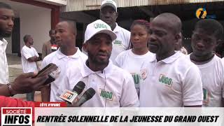 Côte d’Ivoire  Rentrée solennelle de la jeunesse du grand Ouest JUGO [upl. by Larry]