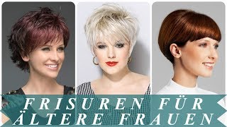 Verjüngende frisuren für ältere damen 2018 [upl. by Ayocal]