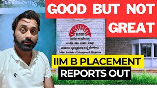 MBA Salary and IIM Placements  IIM Bangalore 2023 placement analysis [upl. by Acitel]