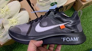 OFFWHITE ZOOM FLY BLACK amp OFFWHITE MESSENGER BAG UNBOXING [upl. by Giralda]