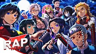 Rap dos Hashiras  Demon Slayer Kimetsu no Yaiba   WLO  Conjunto ProdMK [upl. by Arraik]