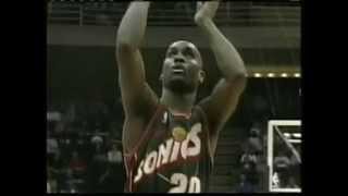 Gary Payton 43 pts11 reb7 ast season 2000 sonics vs rockets [upl. by Lusar]