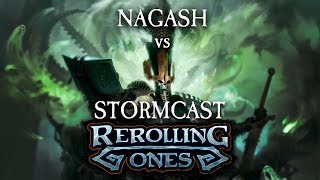 Warhammer Age of Sigmar Battle Report  Legion of Nagash vs Stormcast Eternals [upl. by Saxon]