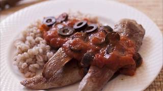 Recette  Aiguillettes de canard aux olives [upl. by Elwina]