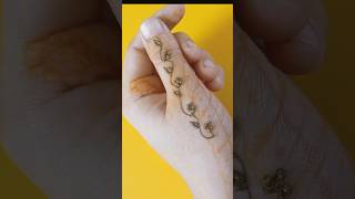 Fingers Mehndi Design mehndi hennadesign [upl. by Aerdnna144]