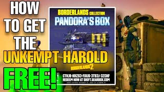 Borderlands 2  How To Get The Unkempt Harold FREE [upl. by Kentigera]