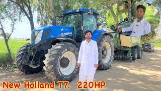 New Holland t7 220 HP tractor in Pakistan review and information [upl. by Aserehc113]