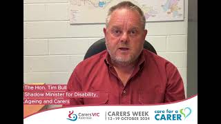 A Message from Shadow Minister Tim Bull for National Carers Week October 2024 [upl. by Akinar]