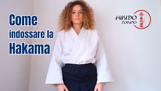 Come indossare la Hakama [upl. by Ynavoj959]