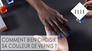 Comment bien choisir sa couleur de vernis à ongles ┃ELLE Manucure [upl. by Etnovaj]