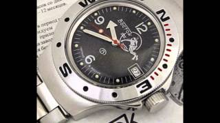 Russian Automatic Watch VOSTOK AMPHIBIAN 2416060634 Black Diver [upl. by Arella]