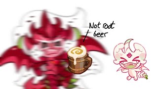 Pitaya Dragon cookie tries quotbeerquot  crk [upl. by Asirahc712]