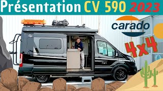 AVENTURE 4X4  Présentation fourgon CARADO CV 590 modèle 2023 Instant CampingCar [upl. by Trow977]