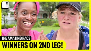 THE AMAZING RACE 35  WHO WON the 2nd LEG  S35 E2 [upl. by Mauro516]