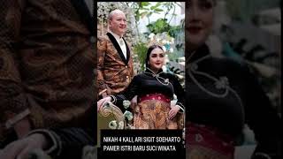 NIKAH 4 KALI ARI SIGIT SOEHARTOPAMER ISTRI BARU SUCI WINATA gosip berita keluargacendana [upl. by Ahselrac]