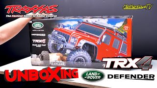 UNBOXING  RC ADVENTURE REALISTIC  TRAXXAS TRX4 LAND ROVER DEFENDER RTR 110 4WD ADVENTURE CRAWLER [upl. by Berliner]