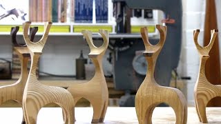 Scrap Wood Reindeer  Bandsaw Magic [upl. by Fern392]