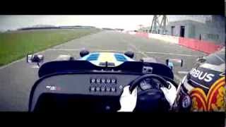 Kamui Kobayashi drives the Caterham Seven 620 R at Silverstone [upl. by Methuselah]