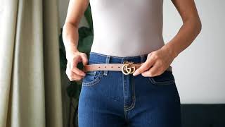 Chicibiki  How to find your Gucci belt size [upl. by Ardena]