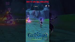 60 SEC CHALLENGE  GENSHIN IMPACT [upl. by Eenafit]