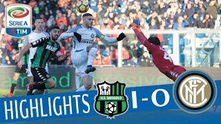 Sassuolo  Inter 10  Highlights  Giornata 18  Serie A TIM 201718 [upl. by Schaumberger935]