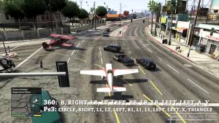 GTA V Spawn Stunt Plane Cheat Code [upl. by Auqinal]