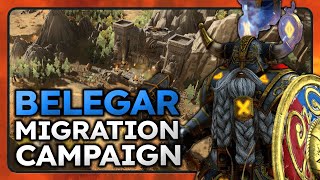 Belegar Ironhammer Migration to Karak Eight Peaks Campaign Guide  Total war Warhammer 3 [upl. by Keri97]