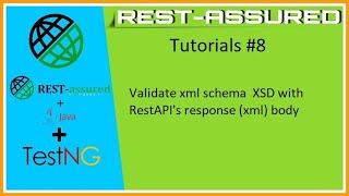 Tutorials 8  RestAssured  XML Schema XSD validation [upl. by Knighton649]