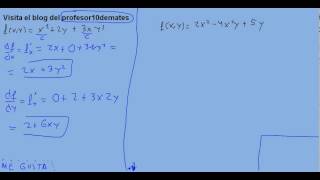 derivadas parciales 02 funciones de varias variables [upl. by Cathlene32]