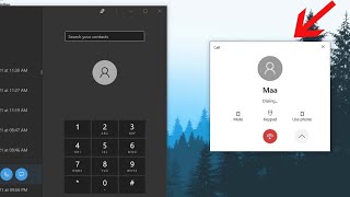 how to make Call From your Windows Laptop or PC  microsoft your phone app Shorts [upl. by Dnama339]