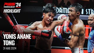 Highlight l Yonis Anane Venum Muay Thai vs Tong Sitjaroensab I RWS [upl. by Leamhsi]