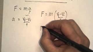 1 impulse momentum formula [upl. by Lisha]