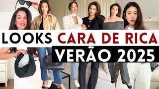 🔴LOOKS DE RICA PARA O VERÃO 2025  MODA PRIMAVERA VERÃO 2025 [upl. by Babb580]