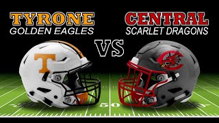 Tyrone HS Football VS Central [upl. by Ahsen]