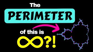 The Mandelbrot Set Finite Area but INFINITE Perimeter [upl. by Leber]