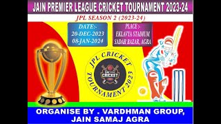 Final Under 20  Black Caps vs  Spartans 11 Jain Premier League 202324 [upl. by England]