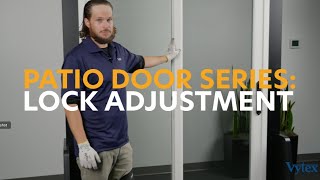 Patio Door Series Lock Adjustment [upl. by Mitran]